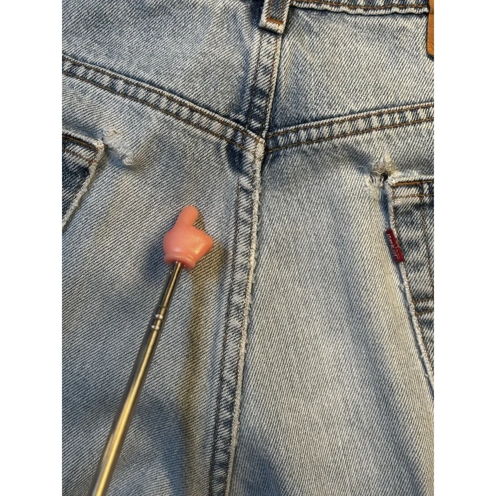 Vintage Levi's 550 Jeans Men's 36/29 - Length Measures‎ 28.5 - Blue 90s Relaxed